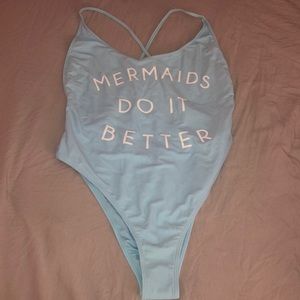 Mermaid one piece bathing suit 🩱🧜‍♀️